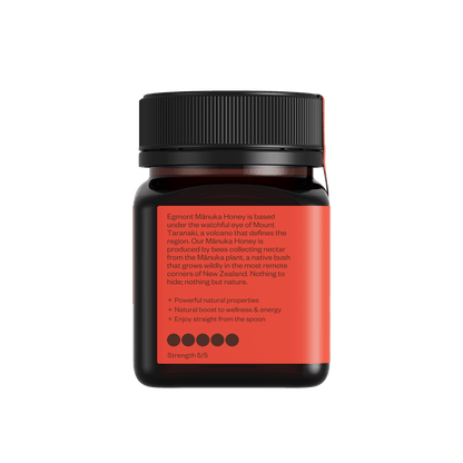 Egmont Manuka Honey MGO 830+ (UMF 20+) nutritional panel